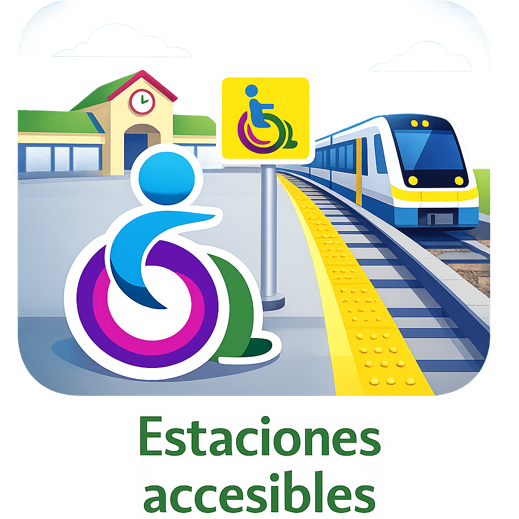 estaciones accesibles